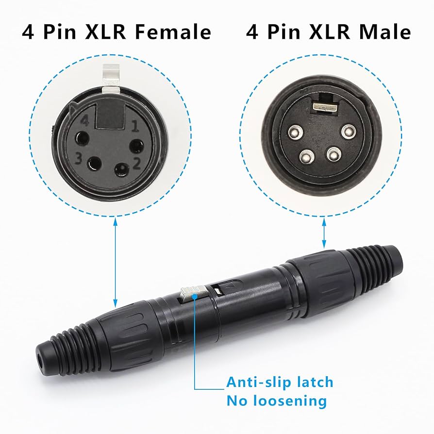 【最新作】140段式カタパルト　XLR4ピン-4.4mmメス　約38cm 黒 Amazon.co.jp: Xiatiaosann 4ピンXLRメスプラグコネクタ & 4ピン
